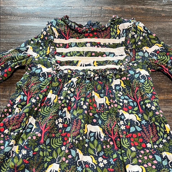 Mini Boden Multicolor Unicorn Dress - Picture 2 of 5